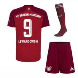 Футбольная форма Левандовски 9 Бавария Мюнхен 2021-2022 с гетрами
