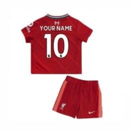 Футбольная форма Ливерпуль для детей с именем и номером