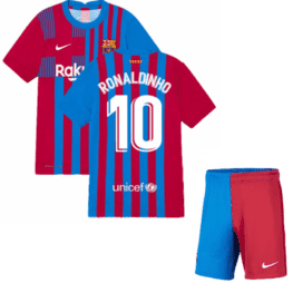re 2021 2022 barcelona vapor match home shirt kids ronaldinho 10 1630666028 475x475 1