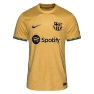 золотая Гостевая футболка Барселона 2023