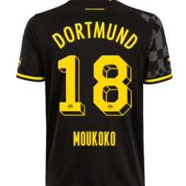 Гостевая футболка Мукоко Боруссия Дортмунд 2023 года
