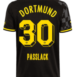 Гостевая футболка Пасслак Боруссия Дортмунд 2023 года