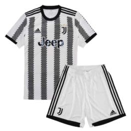 Kids 2022 23 Juventus Home Soccer Kit