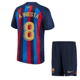 Детская футбольная форма Иньеста Барселона 2023 года