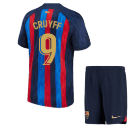 Детская футбольная форма Кройф Барселона 2023 года
