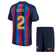 Детская футбольная форма Дест Барселона 2023 года
