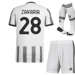 Детская футбольная форма Ювентус Закария 2023 с гетрами