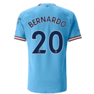 Детская футболка Бернарду Манчестер Сити 2023 года