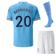 Футбольная форма Бернарду Манчестер Сити 2023 с гетрами