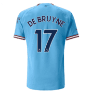 Детская футболка Де Брюйне Манчестер Сити 2023 года
