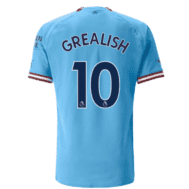 Детская футболка Грилиш Манчестер Сити 2023 года