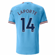 Детская футболка Ляпорт Манчестер Сити 2023 года