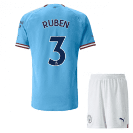 Детская футбольная форма Рубен Манчестер Сити 2023 года