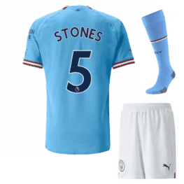 Футбольная форма Стоунз Манчестер Сити 2023 с гетрами