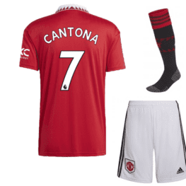 Детская футбольная форма Кантона Манчестер Юнайтед 2023 с гетрами