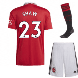 Детская футбольная форма Шоу Манчестер Юнайтед 2023 с гетрами