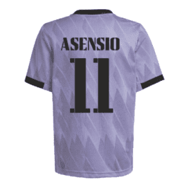 Фиолетовая футболка Асенсио Реал Мадрид 2023 года