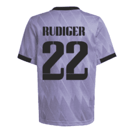 Фиолетовая футболка Рюдигер Реал Мадрид 2023 года