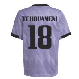 Фиолетовая футболка Тчуамени Реал Мадрид 2023 года