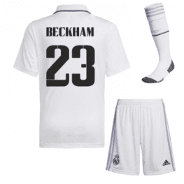 Детская футбольная форма Бекхэм Реал Мадрид 2023 года с гетрами