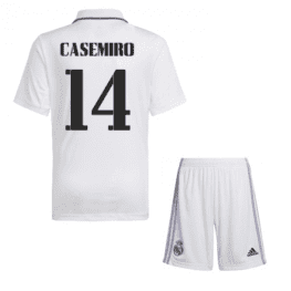 Детская футбольная форма Каземиро Реал Мадрид 2023 года