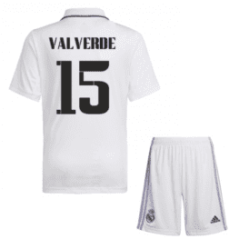 Детская футбольная форма Вальверде Реал Мадрид 2023 года