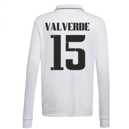 Футболка Valverde Реал Мадрид длинный рукав 2023 год