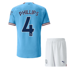 Детская футбольная форма Филлипс Манчестер Сити 2023 года