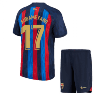 Детская футбольная форма Обамеянг Барселона 2023 года