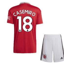 Детская футбольная форма Каземиро Манчестер Юнайтед 2023 года