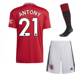 Детская футбольная форма Антони Манчестер Юнайтед 2023 с гетрами