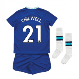 Детская футбольная форма Чилуэлл Челси 2023 года с гетрами