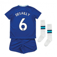 Детская футбольная форма Десайи Челси 2023 года с гетрами