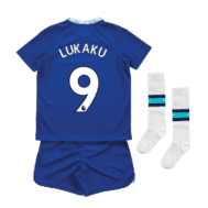 Детская футбольная форма Лукаку Челси 2023 года с гетрами