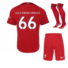 Детская футбольная форма Александер-Арнольд Ливерпуль 2023 года с гетрами