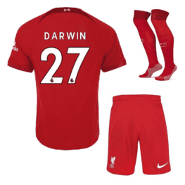 Детская футбольная форма Дарвин Ливерпуль 2023 года с гетрами