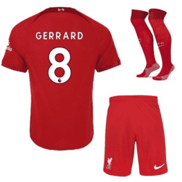 Детская футбольная форма Джеррард Ливерпуль 2023 года с гетрами