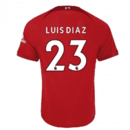 Детская футболка Диас Ливерпуль 2022-2023