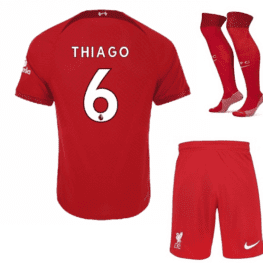 Детская футбольная форма Тиаго Ливерпуль 2023 года с гетрами