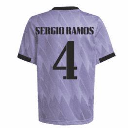 Детская футболка Серхио Рамос фиолетовая