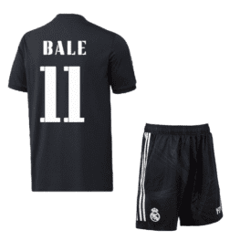 Детская чёрная футбольная форма Бейл Реал Мадрид 2022-2023