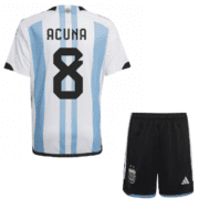 Детская футбольная форма Акунья Аргентины 2022