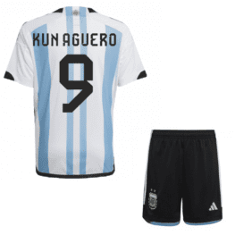 Детская футбольная форма Агуэро Аргентины 2022