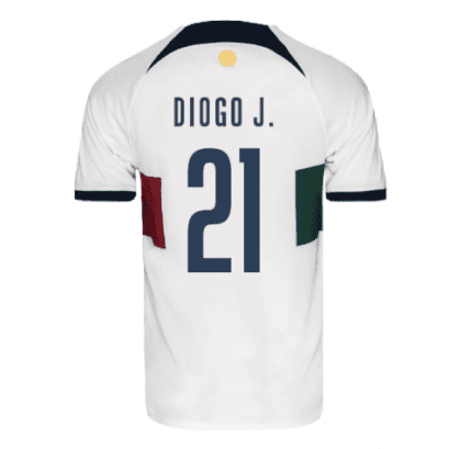 Гостевая футболка Диего Жота Сборной Португалии 2022