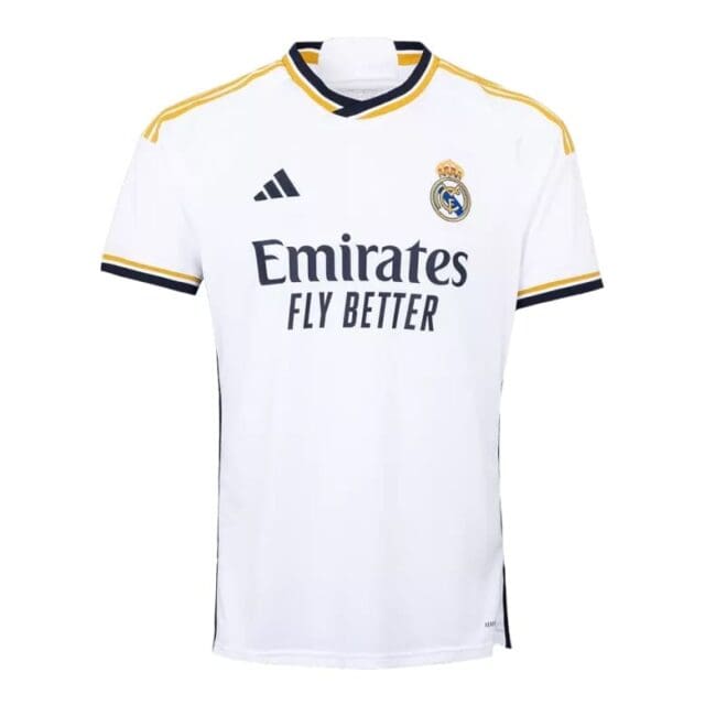 a white and yellow sports jersey