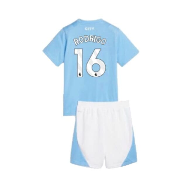 Детская футбольная форма Родриго Манчестер Сити 2023 2024