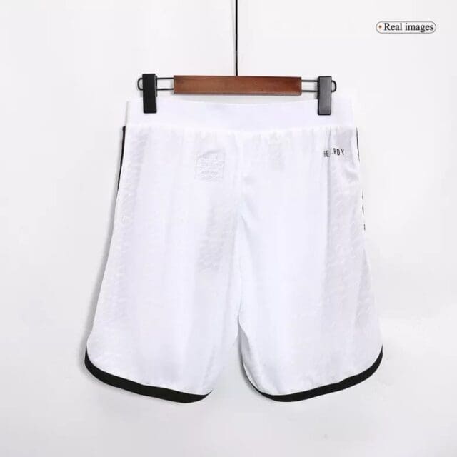 a pair of white shorts on a swinger