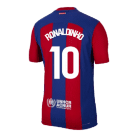 Детская футболка Роналдиньо Барселона 2023-2024