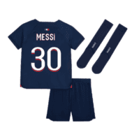 Детская футбольная форма Месии ПСЖ 2023 2024 с гетрами
