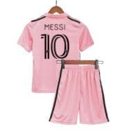 Детская футбольная форма Месси Интер Майами 2023 2024 розовая